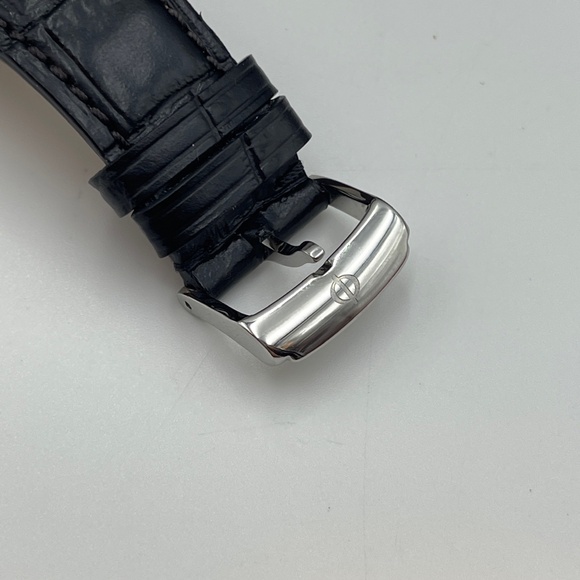 Baume & Mercier Classima Quartz White Dial Black Leather Men's Watch 10414 - Picture 14 of 16